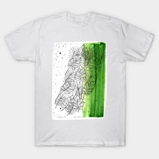 Tropical palm leaves T-Shirt